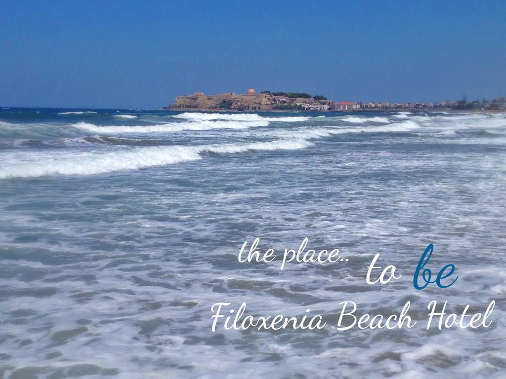 Filoxenia Beach Hotel Rethymno  ภายนอก รูปภาพ