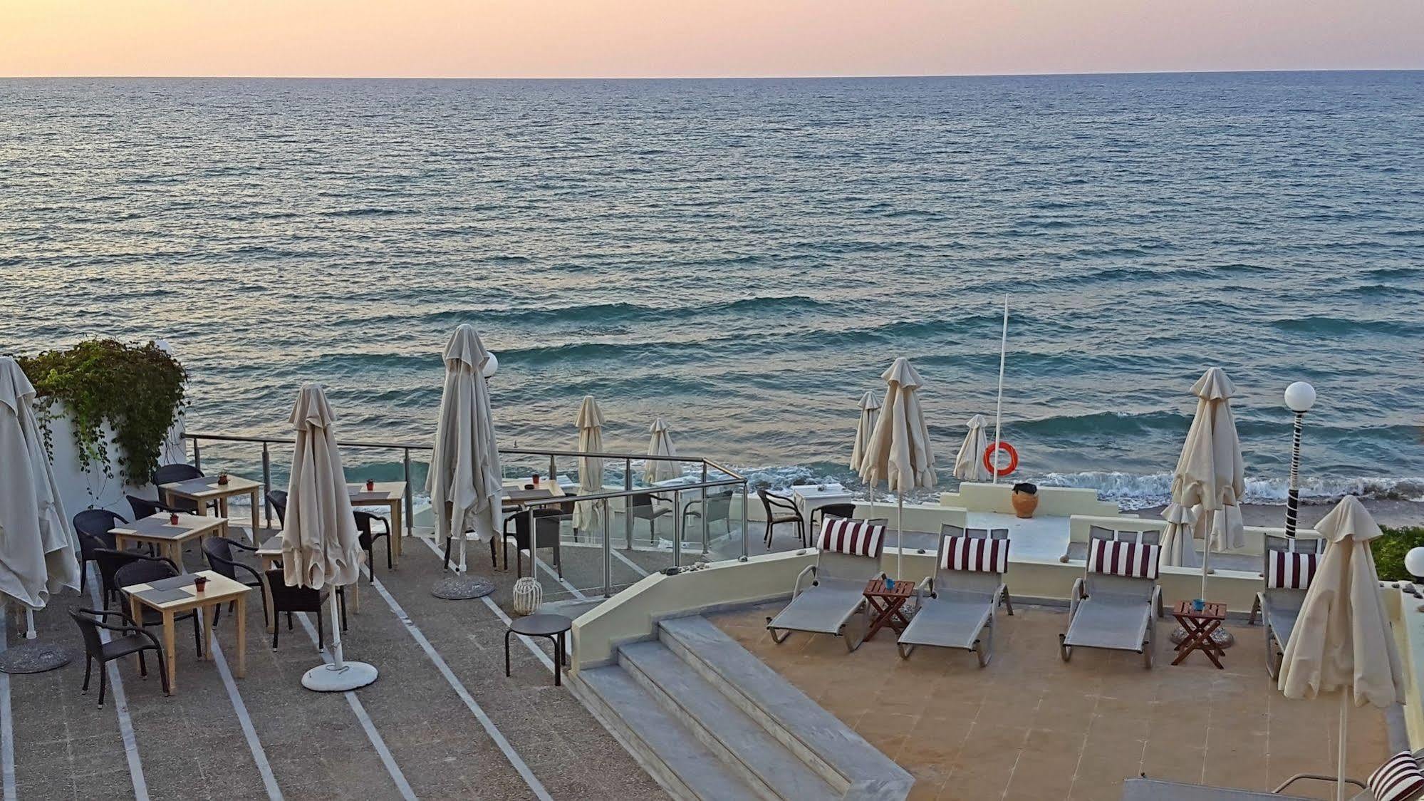 Filoxenia Beach Hotel Rethymno  ภายนอก รูปภาพ